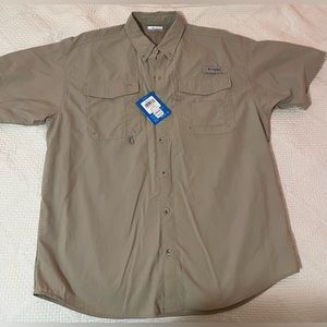 Khaki button up